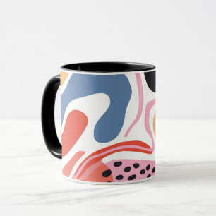 Kleurrijke Abstracte Organische Vormen Modern Patr Mok