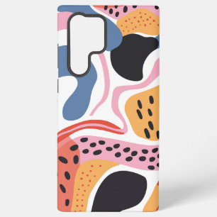 Kleurrijke Abstracte Organische Vormen Modern Patr Samsung Galaxy Hoesje