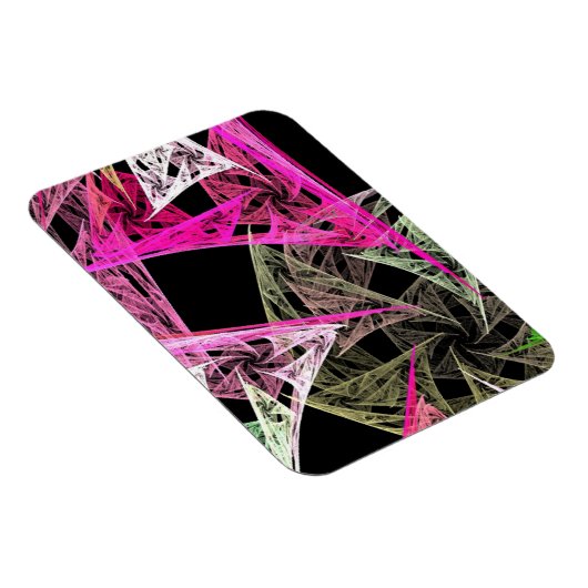 Kleurrijke Abstracte origami Magneet (Rechterzijde)