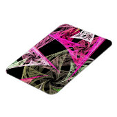 Kleurrijke Abstracte origami Magneet (Linkerzijde)