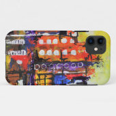 Kleurrijke Abstracte originele kunst Case-Mate iPhone Case (Achterkant (horizontaal))