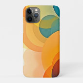Kleurrijke Abstracte overlappende cirkels Case-Mate iPhone Case (Achterkant)