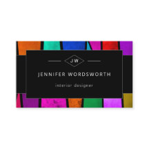 Kleurrijke Abstracte Paarse blauwe roze zwarte QR-