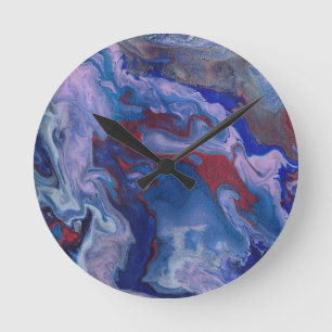 Kleurrijke Abstracte Paarse Klok met Vape