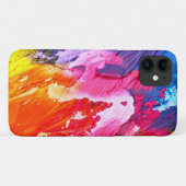 Kleurrijke Abstracte Paint Custom Case-Mate iPhone Case (Achterkant (horizontaal))