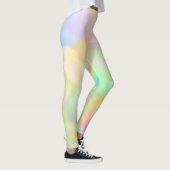Kleurrijke Abstracte Pastels Leggings (Rechts)