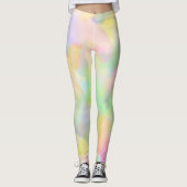 Kleurrijke Abstracte Pastels Leggings (Voorkant)