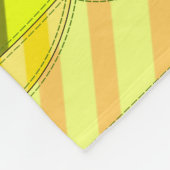 Kleurrijke Abstracte Patchwork Kat Fleece Deken (Hoek)