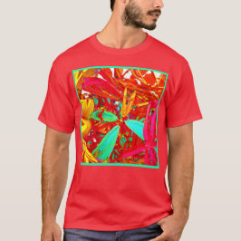 Kleurrijke Abstracte Patronen T-shirt