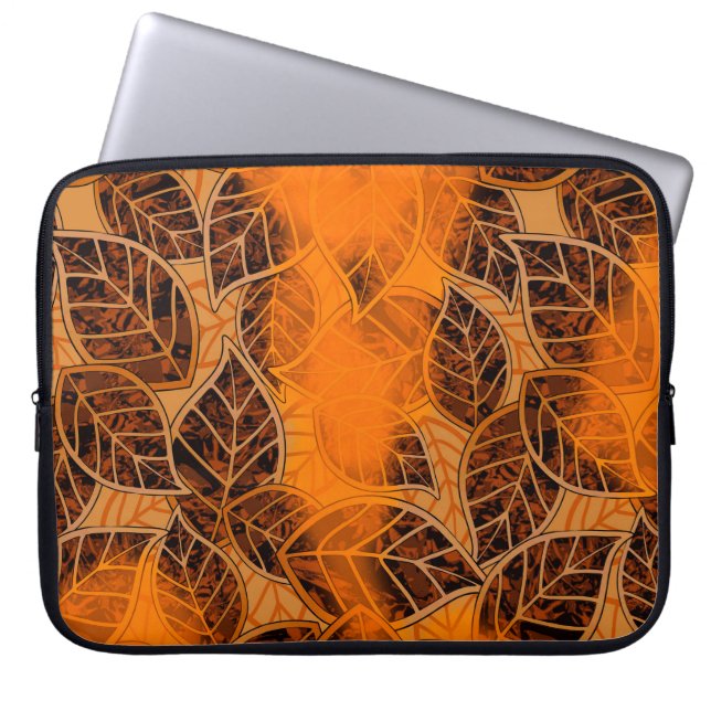 Kleurrijke abstracte patronmodern, abstract, kunst laptop sleeve (Voorkant)