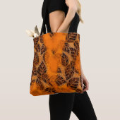 Kleurrijke abstracte patronmodern, abstract, kunst tote bag (Dichtbij)