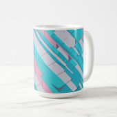 Kleurrijke Abstracte Patroon Mok (Voorkant rechts)