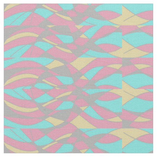 Kleurrijke Abstracte patroonverbinding Stof (Close Up)