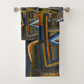 Kleurrijke Abstracte Paul Klee Bad Handdoek
