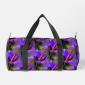 Kleurrijke Abstracte penseelstreken gepersonalisee Plunjezak (Achterkant)