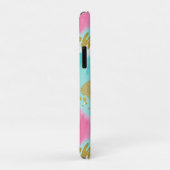 Kleurrijke Abstracte penseelstreken - Mint & Roze  Case-Mate iPhone Case (Achterkant/rechts)