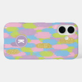 Kleurrijke Abstracte penseelstreken Patroon Monogr Case-Mate iPhone Case (Achterkant (horizontaal))