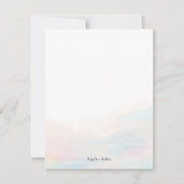 Kleurrijke, Abstracte, persoonlijke flatpanel-kaar Kaart (Voorkant)