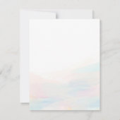 Kleurrijke, Abstracte, persoonlijke flatpanel-kaar Kaart (Achterkant)