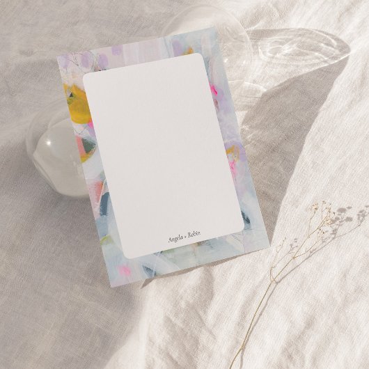 Kleurrijke, Abstracte, persoonlijke flatpanel-kaar Kaart