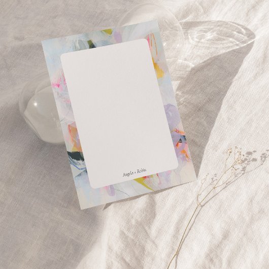 Kleurrijke, Abstracte, persoonlijke flatpanel-kaar Kaart