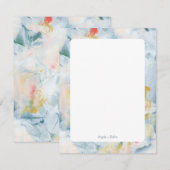 Kleurrijke, Abstracte, persoonlijke flatpanel-kaar Kaart (Voorkant / Achterkant)