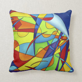 Kleurrijke, Abstracte piloot Kussen