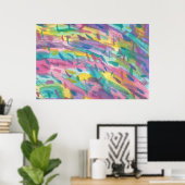 Kleurrijke Abstracte Poster afdrukken (Thuiskantoor)