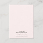 Kleurrijke Abstracte regenboog sieraden oorbel dis Visitekaartje (Achterkant)