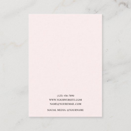 Kleurrijke Abstracte regenboog sieraden oorbel dis Visitekaartje (Achterkant)