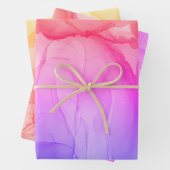 Kleurrijke Abstracte regenboogstralen Inpakpapier Vel (In situ)