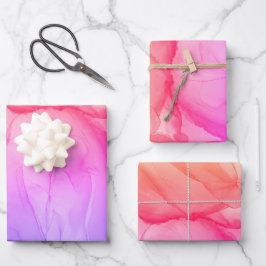 Kleurrijke Abstracte regenboogstralen Inpakpapier Vel