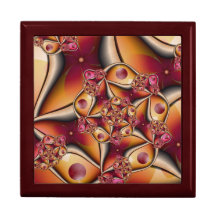 Kleurrijke Abstracte Rode Oranje Fantasie Fractale