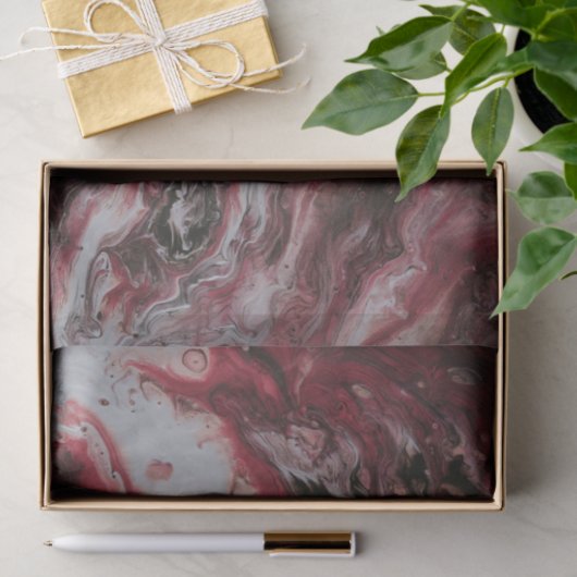 Kleurrijke Abstracte rode schildpadvlecht Tissuepapier (Geschenk)