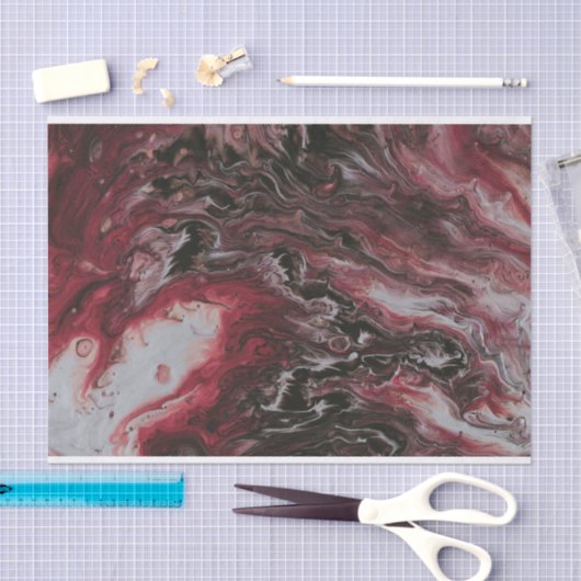 Kleurrijke Abstracte rode schildpadvlecht Tissuepapier (Craft)