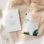 Kleurrijke Abstracte RSVP-kaart RSVP Kaartje