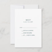 Kleurrijke Abstracte RSVP-kaart RSVP Kaartje (Voorkant)