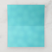 Kleurrijke Abstracte Scarab Beetle op Bright Aqua Plaatskaartje (Binnenkant ongevouwen)