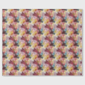 Kleurrijke Abstracte Schilderkunst  Cadeaupapier (Vlak)