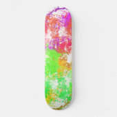 Kleurrijke Abstracte schilderkunst Persoonlijk Skateboard (Voorkant)