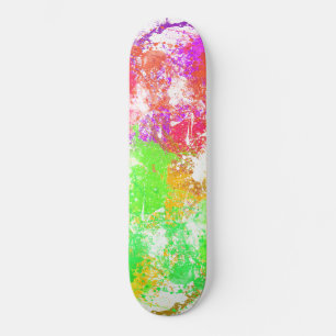 Kleurrijke Abstracte schilderkunst Persoonlijk Skateboard