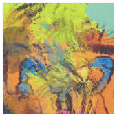 Kleurrijke Abstracte schilderkunst Stof (Close Up)