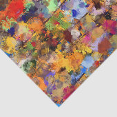 Kleurrijke Abstracte schilderkunst Tissuepapier (Detail)