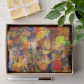 Kleurrijke Abstracte schilderkunst Tissuepapier (Geschenk)