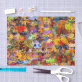 Kleurrijke Abstracte schilderkunst Tissuepapier (Craft)