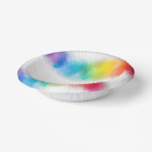 Kleurrijke Abstracte Sjabloon Moderne regenboogkle Papieren Kommen (Gebogen)