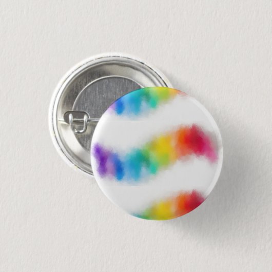 Kleurrijke Abstracte Sjabloon Moderne regenboogkle Ronde Button 3,2 Cm (Voorkant /achterkant)