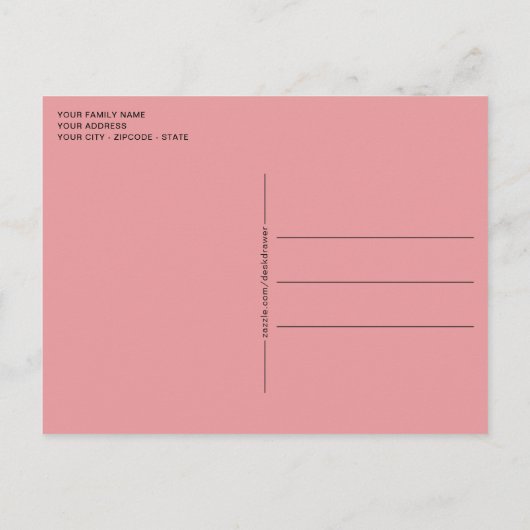 Kleurrijke Abstracte Snowflakes Prettige feestdage Briefkaart (Achterkant)