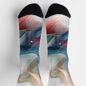 Kleurrijke Abstracte Sokken – Modern Gradient Desi (Top)