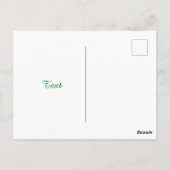 Kleurrijke Abstracte Spatverf Schilderij Ansichtka Briefkaart (Achterkant)